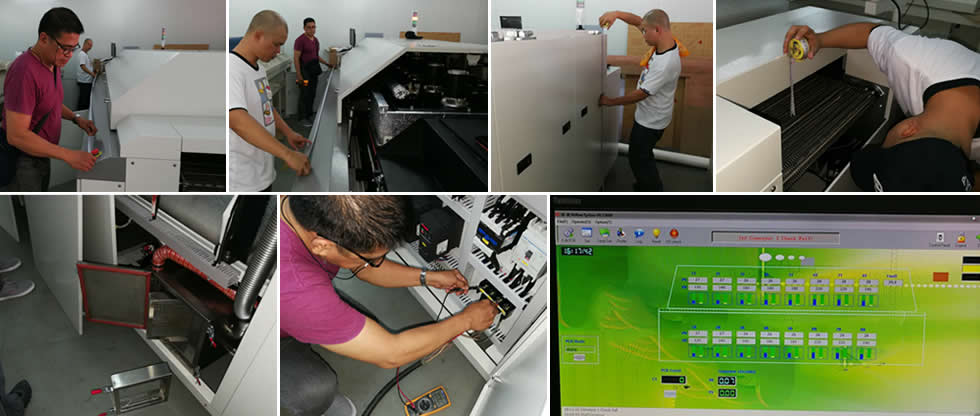SF-8E Customized Leaf Free Reflow Oven Training Report